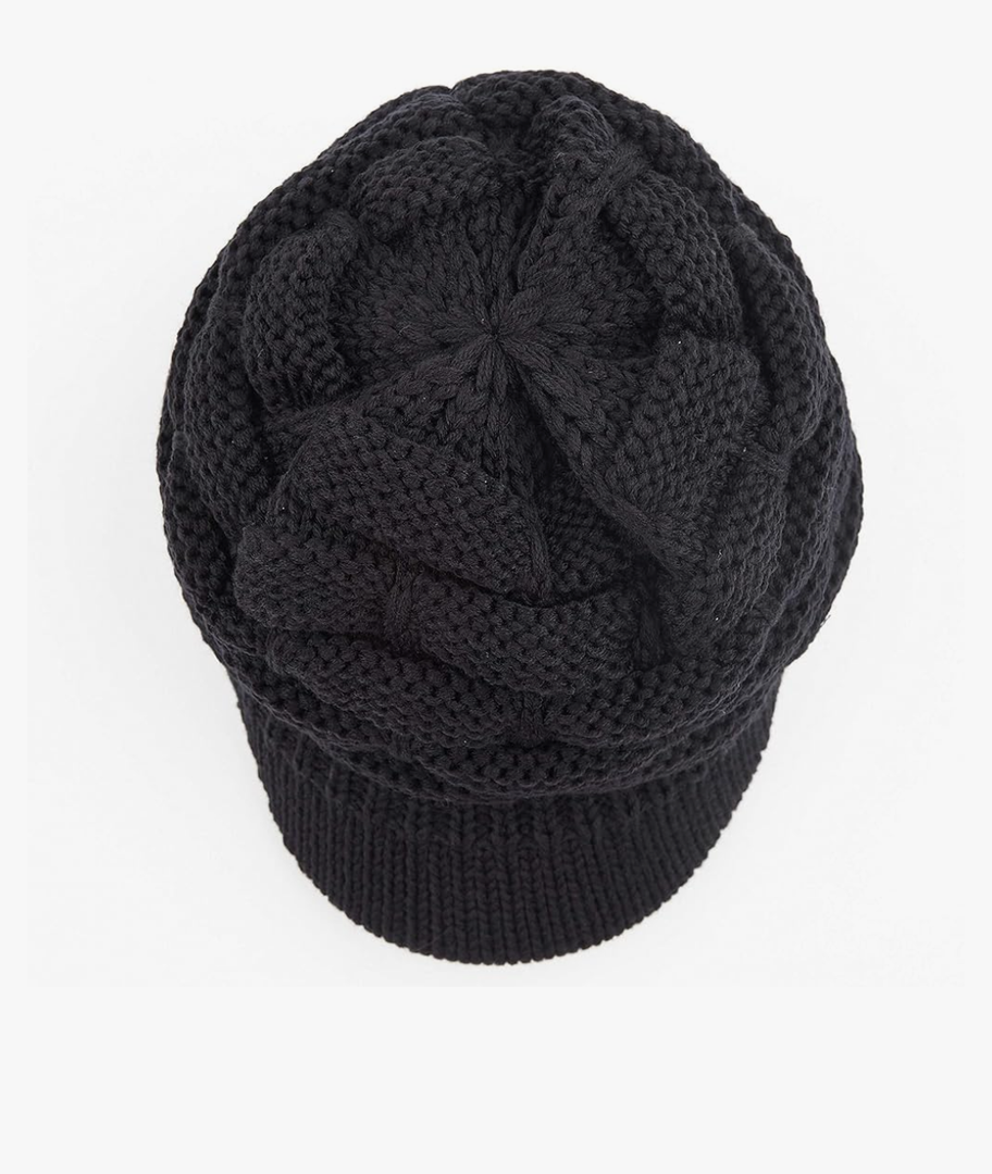 C.C Hatsandscarf Exclusives Women's Ribbed Knit Hat with Brim Music Hat (+Charger)
