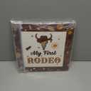 Honoson 3 Pcs My First Rodeo Balloon Boxes with ONE Letters Cowboy 1st Birthday Decorations Birthday Party Decor for Boy Girl Cake Smash Backdrop Baby Shower Photo Prop (Brown)
