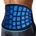 Hilph 2 Hours Long Lasting Ice Pack for Back - Extra Large Ice Pack Wrap with Ice Grid Design for Lower Back, Reusable Cold Compress for Waist, Lower Lumbar, Sciatica, Tailbone, 15.2'' x 9.3''