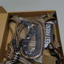 Heavy Duty Tactical Dog Harness for Large Dogs, No Pull Adjustable Pet Harness Reflective Service Training Easy Control Pet Vest Military K9 Working Dog Harnesses- Large, Brown