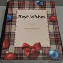 Ceramic Santa Claus Statue, Cute Statues, Father Christmas Figurines for Home Desk Shelf Decor/A Set of 3pcs (Father Christmas/A Set 3pcs) (White)