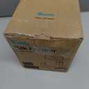 4-in-1 Electric Milk Frother and Steamer, Large 13.5oz Stainless Steel Pitcher, Hot & Cold Foam Maker and Milk Warmer for Lattes, Cappuccinos, Macchiato,Hot Chocolate, Dishwasher Safe (Silver/Black)