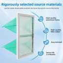 1 Micron Inner Air Filter Compatible with WEN 3410 POWERTEC AF4000/AF4001 Shop Fox W1830 Air Filtration Systems Woodworking, Replacement for WEN 90243-026-2 (1 Pack)