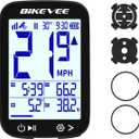 Bike Speedometer GPS Wireless Cycling Computer Auto Start/Stop, Auto Backlight, Waterproof Bicycle Odometer MPH KM/H, 2.4" LCD Display