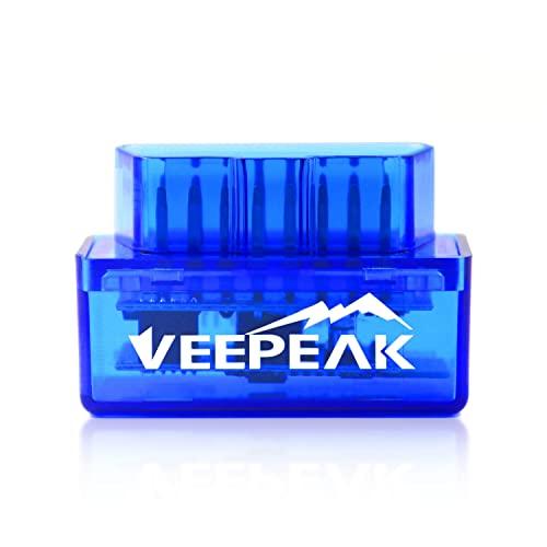 Veepeak Mini Bluetooth OBD2 Scanner for Android – Not Compatible with iOS – Wireless Check Engine Light Code Reader & Diagnostic Tool