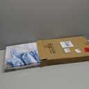 HOMEOART Bow Painting Canvas Print Bow Picture Bathroom Decor Bedroom Wall Decor 12x16inchx3Pieces Framed (Light Blue)