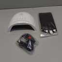 Beetles UV Nail Lamp - LED Nail Lamp with 3 Timer 30/60/120s UV Light for Gel Nails Smart Sensor Nails Dryer for Fast Curing Gel Polish Top Coat and Base Coat, DIY Salon Manicure Art Tools, White (Large)