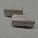 BRISA VW Collection - Volkswagen Salt & Pepper Shakers in Ceramic with T1 Bus Design 2-piece set (Classic Bus/White & Red)