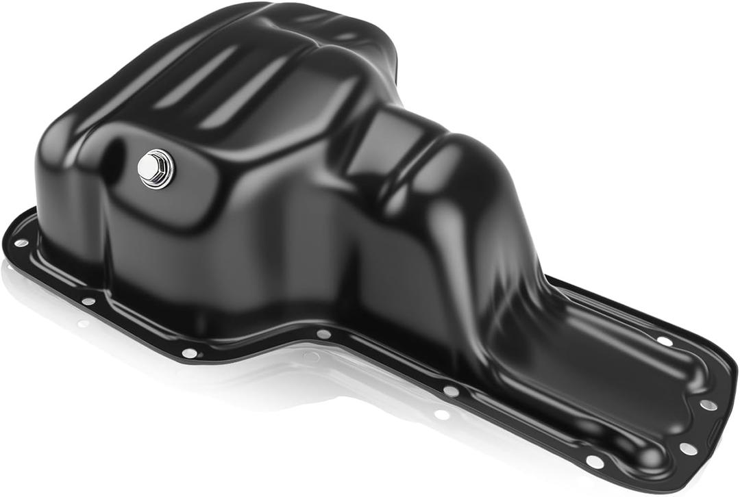 AUCERAMIC Engine Oil Pan Sump with Drain Plug for Toyota Celica 2000-2005, Corolla 1998-2008, MR2 Spyder 2000-2005, Matrix, Pontiac Vibe 2003-2008, Chevrolet Prizm 1998-2002, 1.8L