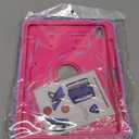 OKP Case for iPad A16 11th Generation 11 inch 2025/ 10th Generation 10.9 inch 2022, Shockproof Rugged Heavy Duty 11/10 th Gen i Pad Protective Cover with Pencil Holder/Kickstand, Purple+Hot Pink