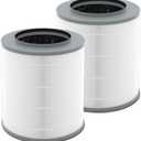 Sinnya 2 Pack 12030 & 11030 Replacement Filter, 1000 Sq. Ft. Capacity, Fit for Clorox Medium Room 11030 & 11031 Air Cleaner, Part #12030, 3-stage Filtration, H13 True HEPA, Activated Carbon Filter