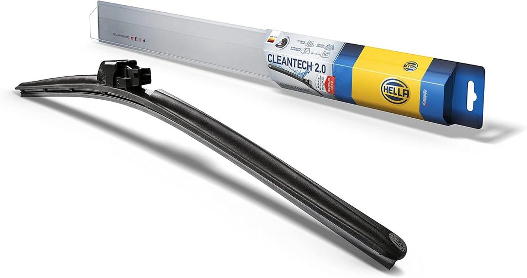 Hella OE Quality 28 Inch All Seasons Nano-Coated Rubber Cleantech Wiper Blade (Single Blade) fits select BMW Chevrolet Chrysler Dodge Ford Honda Hyundai Lexus Mercedes-Benz Nissan Toyota / 358054281