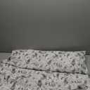 JSD 2 Piece Pillowcase Paisley Printed Sheet 31x19in, Soft Retro Floral Microfiber Sheets Extra Deep Pocket