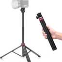 VIJIM MT-79 Extendable Photography Stand, 81" Portable Adjustable Light Tripod with 1/4" Screw, 360 Ball Head Camera Phone Tripod for Continute Output Lighting, Strobe, Webcams, Cameras