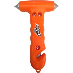 Armor All Emergency Window Hammer / Glass Breaker With Seatbelt Cutter, Auto Safety Escape Rescue Tool, Punch