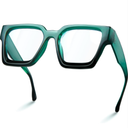 livho Oversized 99% Blue Light Glasses for Woman - Rectangle Fashion Glasses for Computer, Chic Preppy Frame - Anti Eyestrain