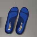 WalkHero Heavy Duty High Arch Support Insoles, 220+lbs High Arch Support Orthotics Inserts for Plantar Fasciitis, Flat Feet, Pronation and Heel Pain (Mens 10-10.5 | Womens 12-12.5, Glacial Blue)