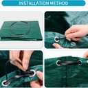 NATUREZA reusable yard waste bags,3 pack 72 Gallons leaf bags,Heavy Duty Garden Bags,Storage Bag,Patio Bag,Laundry Container,lawn and leaf bags