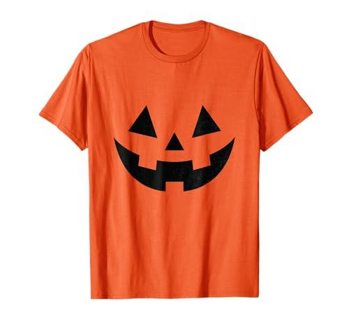 Vintage Pumpkin Face JackoLantern Jack O Lantern Halloween T-Shirt XL