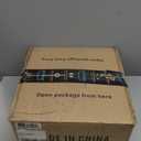 MeiMeiDa 35" Modern Ceiling Fan with Lights Remote Control, Low Profile Ceiling Fan with Lights, Flush Mount Smart Ceiling Fan Light for Bedroom Living Room Kitchen, Reversible Blade, Black