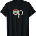 Op Ocean Vintage Pacific Ocean Beach Sun Palm Trees Retro T-Shirt, Black 2XL