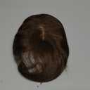 Benehair Real Human Hair Toppers for Women - Silk Base, 9 * 12CM, 150% Density, 100% Remy, Dark Brown, 10 Inch
