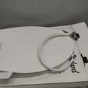 American Standard 8043A60G.020 AquaWash Essentials SpaLet Non Electric Bidet Toilet Seat With Manual Operation, White, 
Shape	Oblong
Product Dimensions	19.5"L x 14.5"W