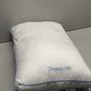 Thomasville 100% Cotton Herringbone Bed Pillow with Supportive Gusset for Side, Back and Stomach Sleepers, Pack of 1, Standard/Queen Size Pillows 18"x26"
