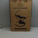 Momcozy CocoSway 3D-Motion Baby Swing for Infants to Toddlers, 6 Motion Modes & 4 Speeds, 180 Rotating Seat, Remote Control, Reclining Seat with 5-Point Harness, 8 Preset Lullabies, Grey (Gray)