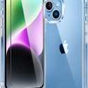 FNTCASE Clear Case for iPhone 14 iPhone 13 Phone Case Transparent | Military Grade Drop Protection, Anti Yellowing, Slim, Cell Phone Cover, Rugged, Shockproof, Protective Bumper