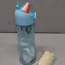 Air Water Bottle Set, Scent Water Bottle(24 oz/700 ml) with 10 Flavour Pods, Fruit Fragrance Scented Water Cup BPA Free Sports Water Bottle for School, Gym (TPblue)