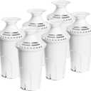 Water Filter Replacement Compatible with Brita Water Pitchers and Dispensers, by DESENRUIS for Classic 35557, OB03, Mavea 107007, Reduce Chlorine and Bad Taste, BPA free, Pack of 6