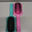 Curly Hair Brush 2 Pack, Volume Curl Defining Brush for Effortlessly Detangling Shaping and Styling Women's Curls, Reduce Pulling