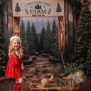 Kate Christmas Tree Farm Backdrop for Photography Outdoor Forest Background Photo Props 7x5ft