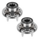 513288 Front Wheel Bearing & Hub Assembly for Buick Allure/Lacrosse/Regal, for Chevrolet Chevy Equinox/Impala/Malibu, for GMC Terrain, for Cadillac CTS(AWD)/XTS, for Saab 9-5, Hubs 5 Lugs w/ABS, 2PCS