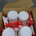 Eccliy 12 Pcs 16 Oz Plastic Spray Bottle, Adjustable Empty Reusable Sprayer for Cleaning, Planting, Water, Bathroom and Kitchen, BBQ, Commercial and Residential(Red,Original)