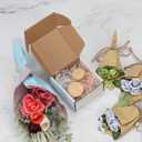 RLAVBL 4x4x2 Shipping Boxes Set of 100, White Small Corrugated Cardboard Box, Mailer Box