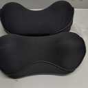 2 Pack - Car Headrest Pillow for Neck Support, 100% Memory Foam Car Neck Pillow with Sleep Mask - Universal Fit Head Rest Travel Pillow Car Pillow for Pain Relief While Driving(Contains 2 Eye Masks)