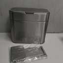 simplehuman Compost Caddy, Detachable and Countertop Bin, 4 Liter / 1.06 Gallon, Brushed Stainless Steel