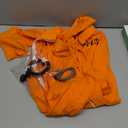 Baby Boys Prisoner Halloween Jail Costume Jumpsuit for Party Cosplay (5-6 Years, Orange)