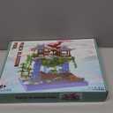 Cherry Blossom Treehouse Micro Mini Building Block Sets Japanese Bonsai Tree Peach Blossom Pool Architecture Building Model Toy Gift for Adults 2500 Pieces