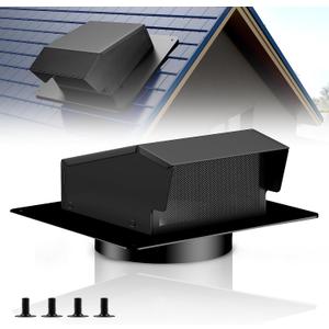 10in Roof Exhaust Vent Cap with Damper