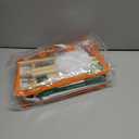 48 PCS Paint Kits for Kids with Writing Tablet, 12 Acrylic Paints, 12 Markers, 10 Brushes, 6 Canvas Panels, 3 Coloring Books Wood Easel, Paper Pad for Beginner Toddlers