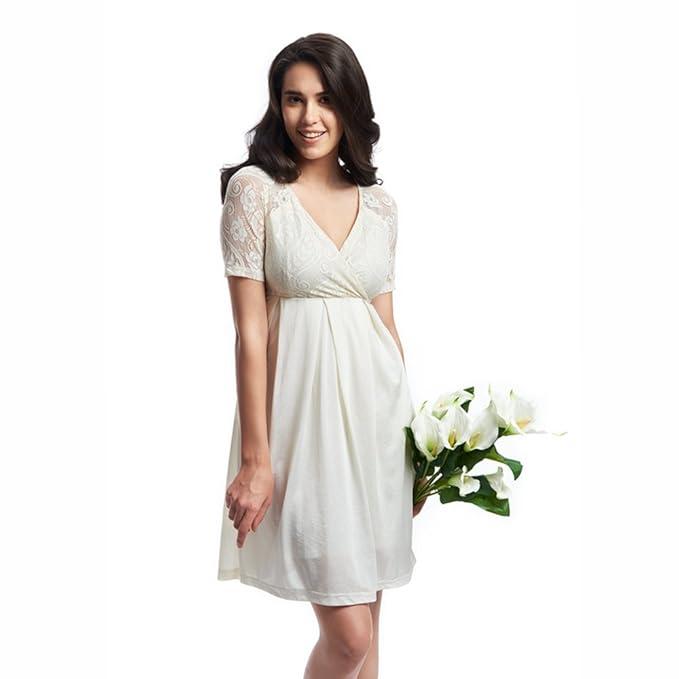 Nuthatch Maternity and Nursing Midi Lace Dress 22W