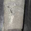 MEGASKET White Christmas Tree Collar, 28 inch Woven Christmas Tree Skirt, Modern Cotton Rope Xmas Tree Ring Base Cover, Neutral White Farmhouse Holiday Decoration for Artificial Real Trees