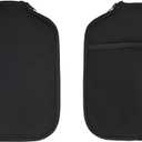 Pack of 2 Neoprene Pickleball Paddle Cover Pickleball Racket Sleeve (Black)