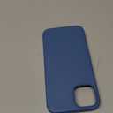 ORNARTO Compatible with iPhone 13 Case 6.1, Slim Liquid Silicone 3 Layers Full Covered Soft Gel Rubber Phone Case Protective Cover 6.1 Inch-Blue