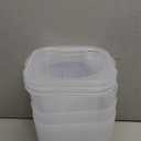 3-Pack Clear Self-Watering Planters for Indoor Plants 7" Large African Violet Plant Pots Plastic Wick Flower Pots with Water Injection Hole, Orchid Plant Pot Set, Clear