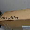 Novilla King Memory Foam Mattress Topper 2 Inch, Cooling Gel Infused, Ventilated Pressure Relief Pad, Soft Comfort for Sofa, RV, Camper, Dorm Room