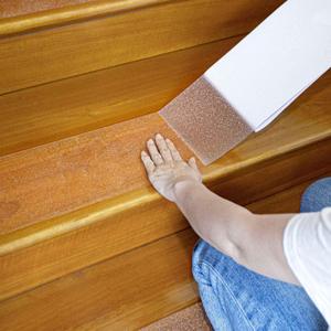 LifeGrip Stair Treads Non-Slip (15PCS), Anti Slip Transparent Stair Treads Tape for Indoor Wooden Step (6"X32"X15P-Treads) (Clear)
